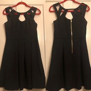 Navy Blue Cocktail Dress